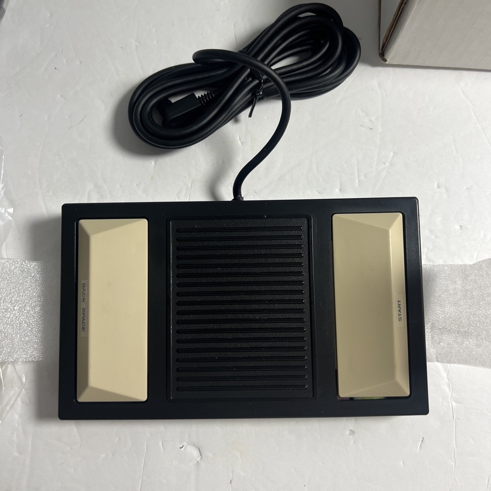 Panasonic Transcriber Foot Pedal Model RP-2692 (for Dictation) & Headphones